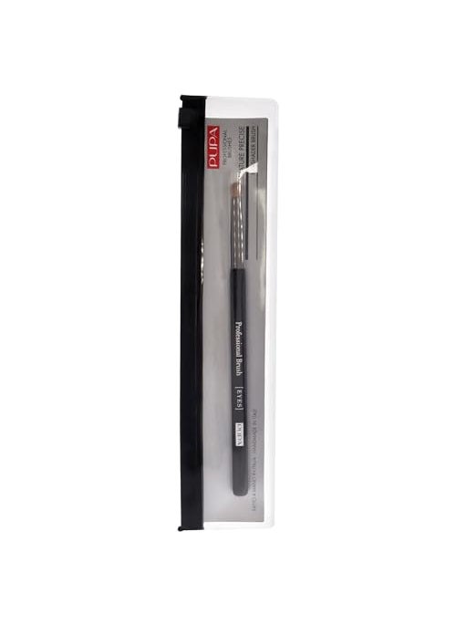 PUPA Milano Eye Shader Brush - Seamlessly Blends Out Shadows To Avoid Harsh Lines - Perfectly Shaped To Fit The Natural Contours Of The Eye - Comfortable Handle And Subtly Rounded Tip - 1 Pc
