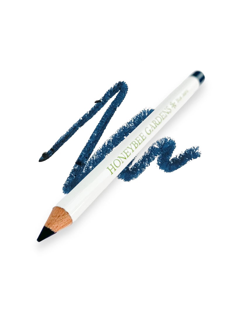 Honeybee Gardens Effortless Eye Liner Pencil in Blue Jeans, Rich Pigmentation, Smooth, Long-Wearing, Vegan, Gluten-Free