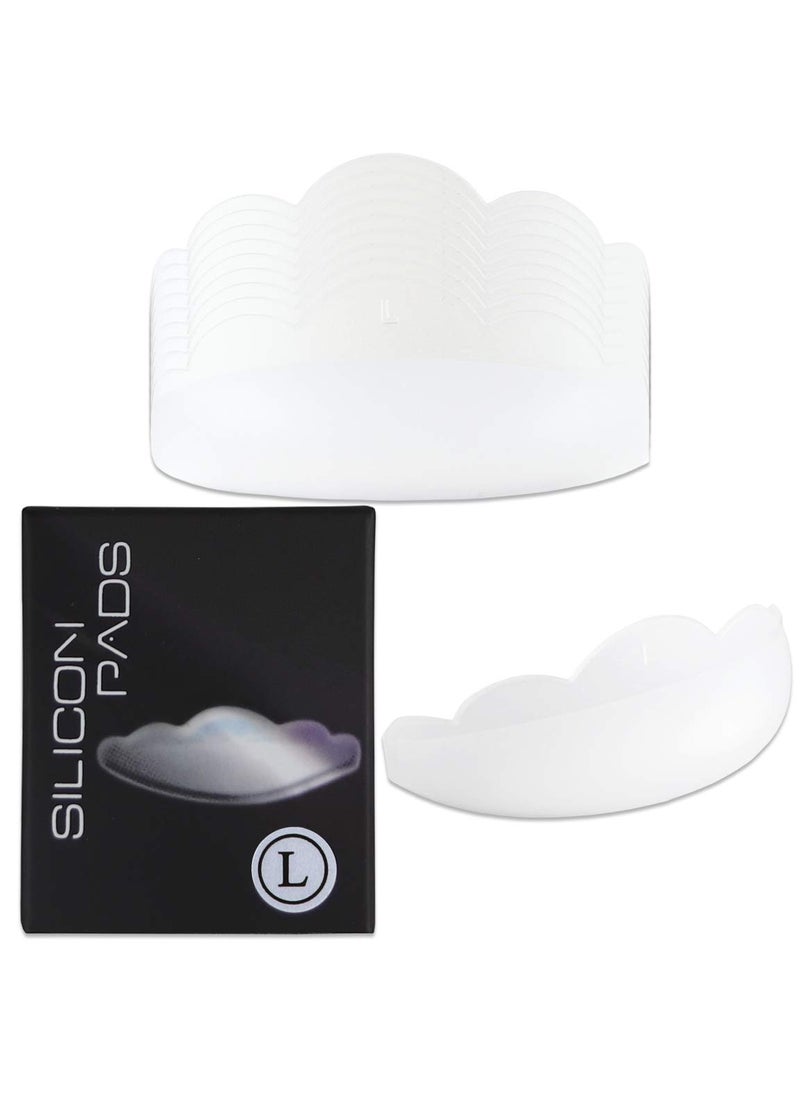 Beauticom Dolly's Lash Premium Quality Silicon Pads (Size: LARGE) (10pcs in a Box)