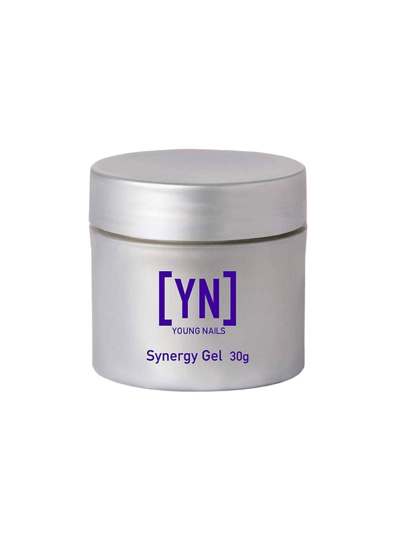 Young Nails Synergy Gel System, Building Gel - Hard Builder Gel, Superior Adhesion & Strength, Structured Nail Gel Builder - Build Gel, Pink, 30g