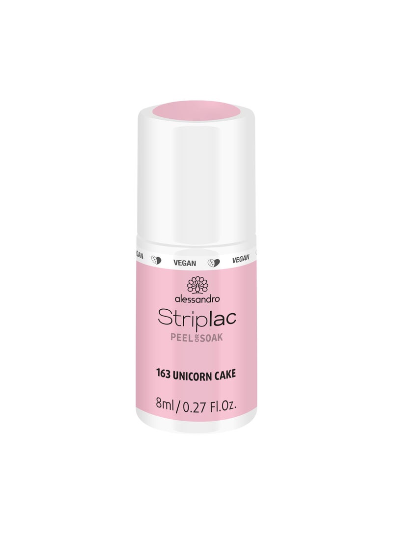 alessandro Striplac Peel or Soak - 163 Unicorn Cake for Women - 0.27 oz Nail Polish
