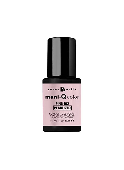 Young Nails Mani-Q Gel Polish, Color Gel Nail Polish For Natural Or Artificial Nails, Cure With LED Or UV Light, Soak Off Gel Polish 0.34 fl oz.