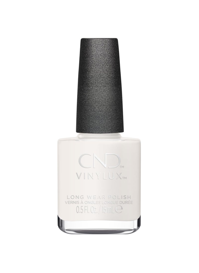 CND Vinylux Longwear White Nail Polish, Gel-like Shine & Chip Resistant Color, White Wedding, 0.5 fl. oz