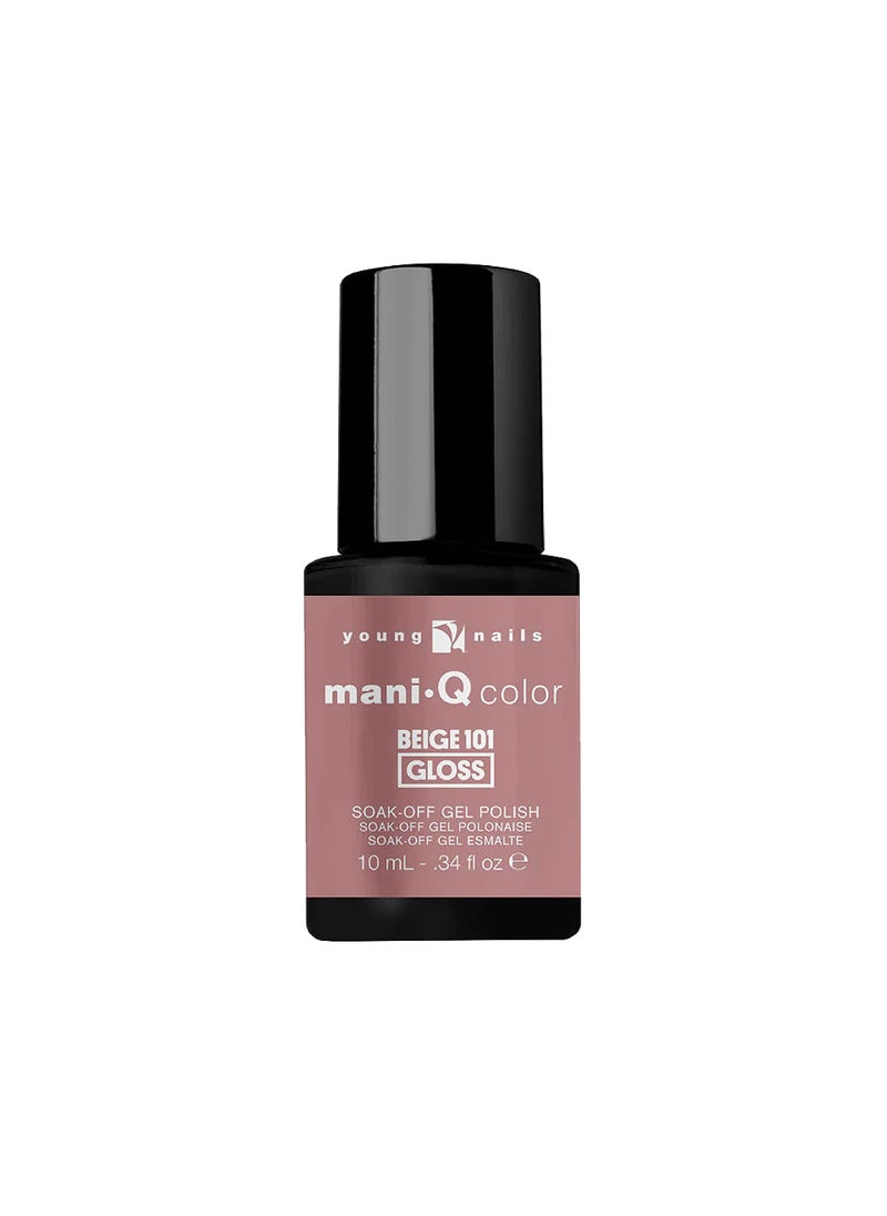 Young Nails Mani-Q Gel Polish, Color Gel Nail Polish For Natural Or Artificial Nails, Cure With LED Or UV Light, Soak Off Gel Polish 0.34 fl oz.