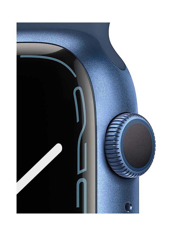 Renewed - Watch Series 7 GPS 45mm Blue Aluminium Case With Sport Band Blue Blue