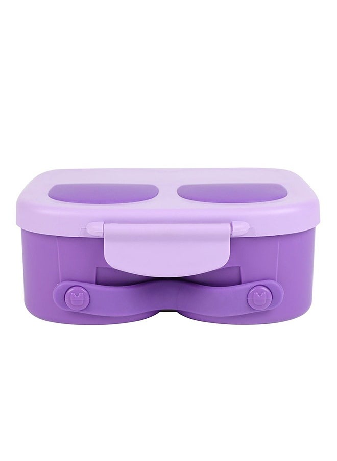 Bento Lunch Box With Handle - Purple