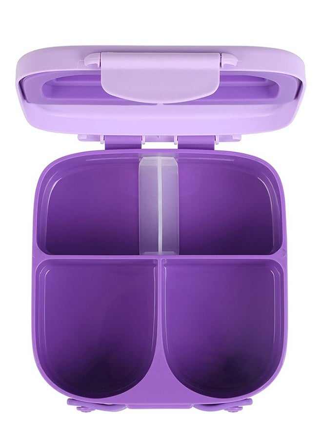Bento Lunch Box With Handle - Purple