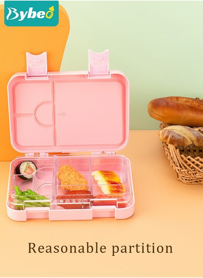Tritan Bento Boxes, BPA FREE Lunch Box for School / Office / Travel 6 Compartments Meal Prep