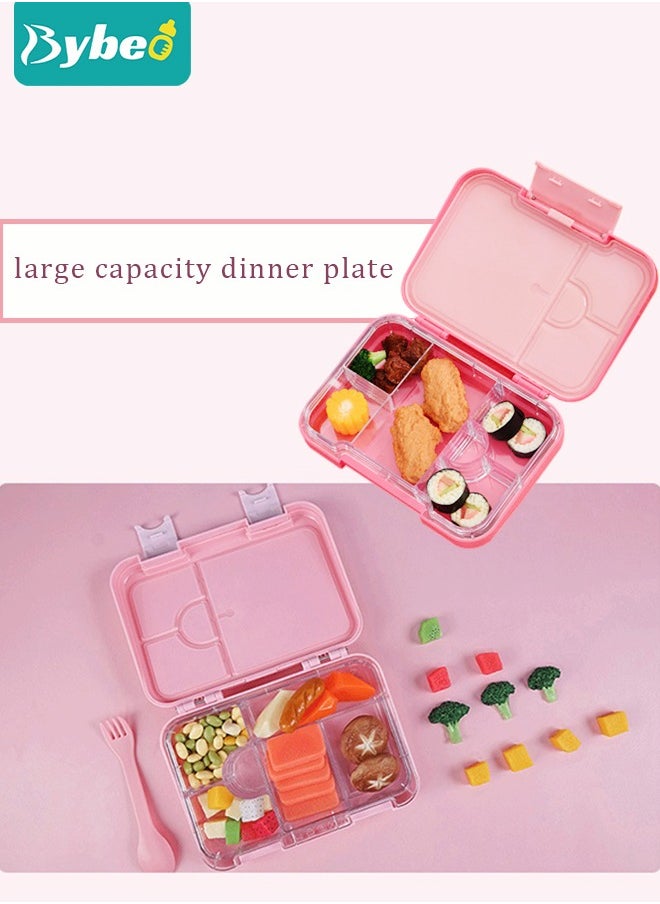Tritan Bento Boxes, BPA FREE Lunch Box for School / Office / Travel 6 Compartments Meal Prep