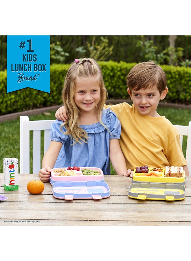 Kids Prints Leak Proof, 5 - Compartment Bento - Style Kids Lunch Boxideal Portion Sizes For Ages 3 To 7 Bpa - Free, Dishwasher Safe , Food - Safe Materials (Tropical)