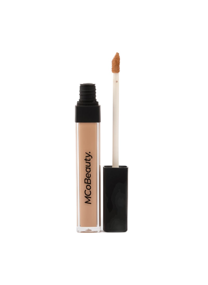 MCoBeauty Brighten & Perfect Cream Concealer, 4 Medium Buff, Brightening Coverage for Flawless Complexion, Vegan, Cruelty Free Cosmetics
