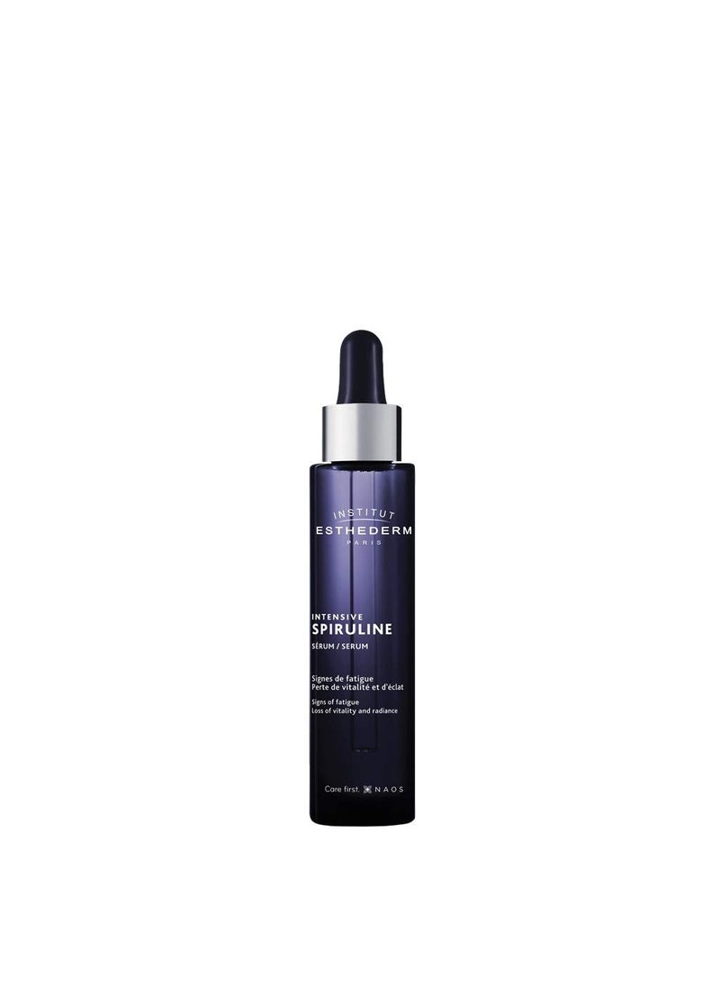 Institut Esthederm - Intensive Spiruline Serum - Face and Neck - Radiance Effect - Tired Skin