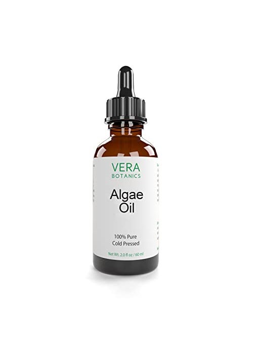 Vera Botanics ALGAE OIL 100% Pure & Natural, Unrefined, Cold-Pressed For Face, Dry Skin, Nails, Lips, Body & Hair - Reduce Hair Breakage, Appearance of Scars from Psoriasis, Eczema & Acne