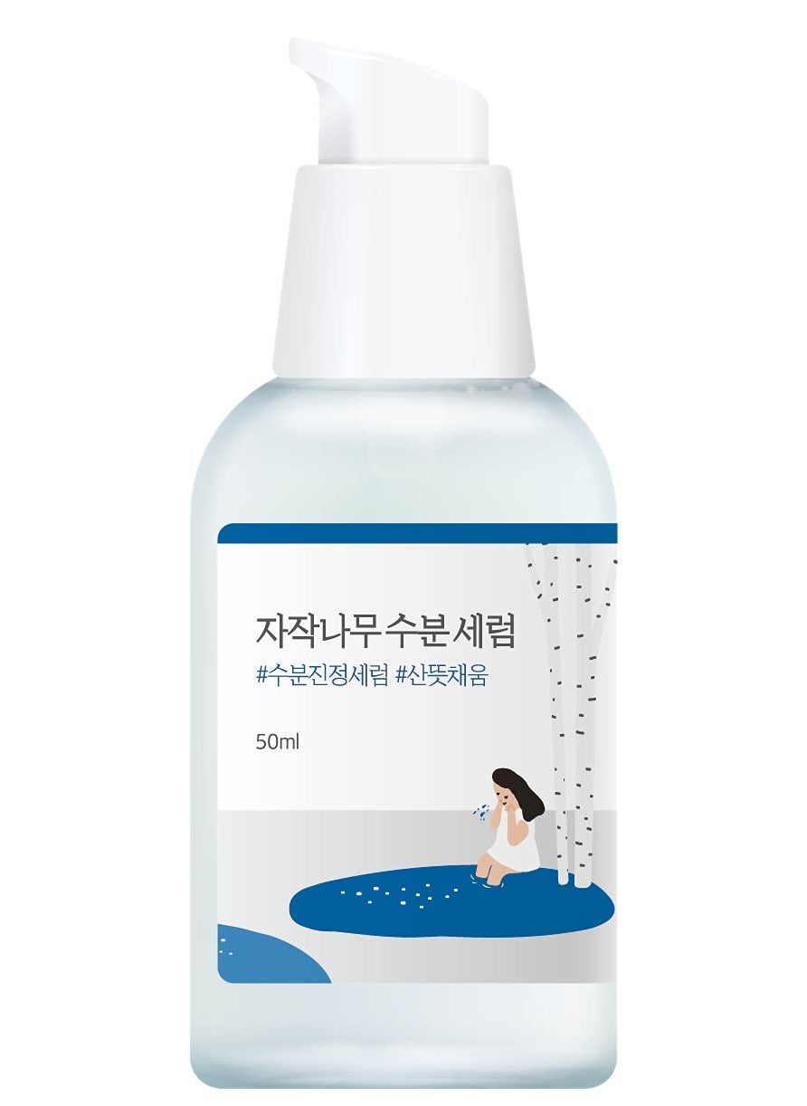 ROUND LAB Birch Juice Serum 50ml / Hydrating, Alcohol-Free, Fragrance and Essential Oil-Free Serum