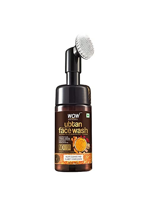 WOW Skin Science Foaming Facial Cleanser - Unisex, Plant-Powered Ingredients, Sulfate-Free, Paraben-Free, 16 oz