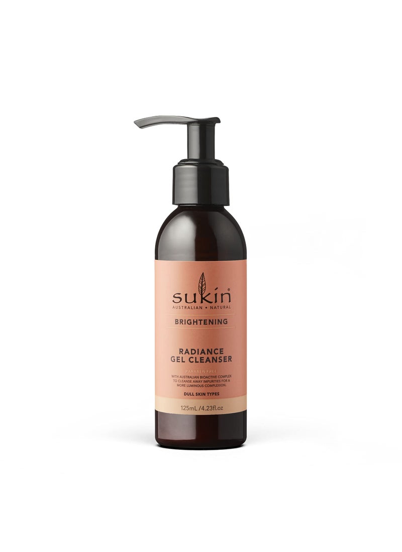 Sukin Brightening Radiance Gel Cleanser, 4.23 Ounce