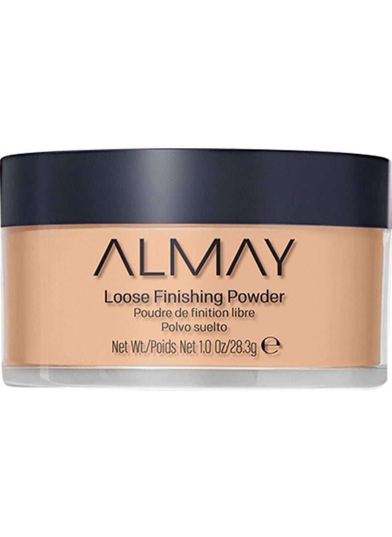 Almay Loose Finishing Powder, Natural Finish Mattifying Makeup Setting Powder, Hypoallergenic, Cruelty Free, -Fragrance Free, Dermatologist Tested, 300 Medium, 1 oz