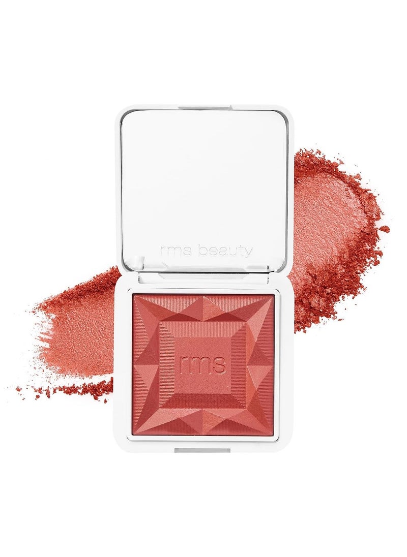 RMS Beauty ReDimension Hydra Powder Blush - Powder Gel Blush for Cheeks, Blush Cream, Cream Blush Makeup Shimmer Blush Powder Cheek Tint, Face Blushes