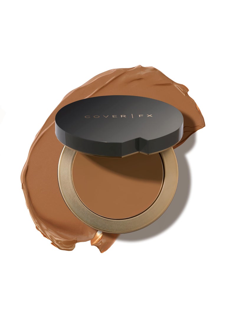 COVER FX Total Cover Cream Foundation - Shade D3 - Buildable Coverage - Natural Finish - Oil-Free - Sweat-Proof