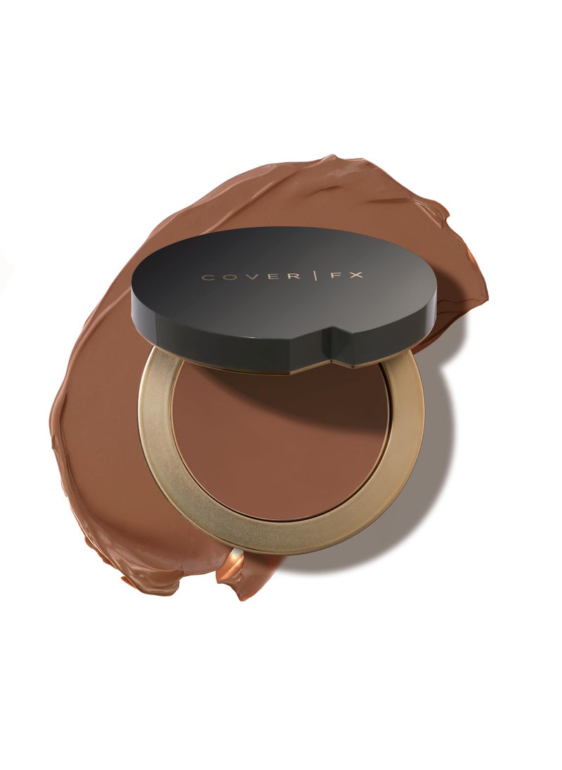 COVER FX Total Cover Cream Foundation - Shade D4 - Buildable Coverage - Natural Finish - Oil-Free - Sweat-Proof
