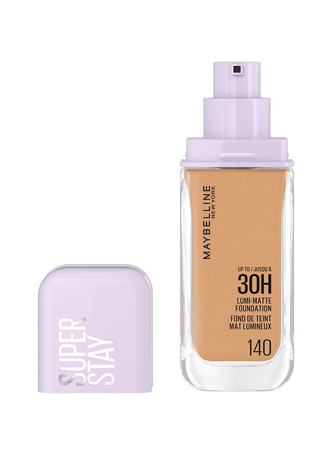 Super Stay Lumi-Matte Foundation, 30Hr Longwear Formula  140