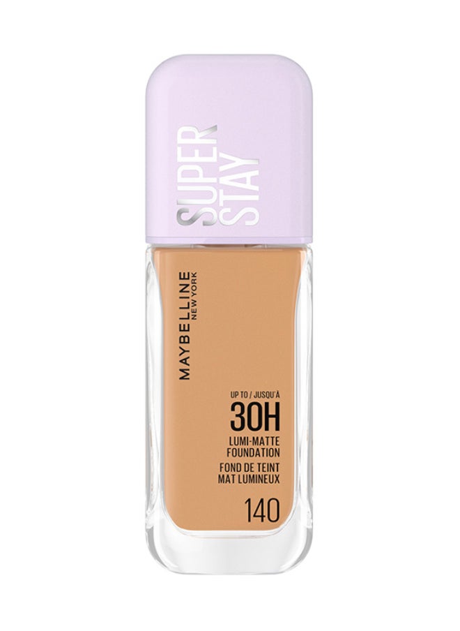 Super Stay Lumi-Matte Foundation, 30Hr Longwear Formula  140
