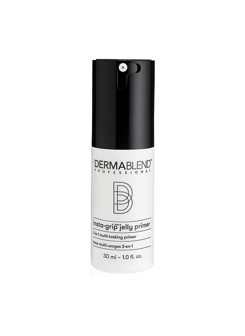 Dermablend Insta-Grip Jelly Primer Face Makeup, Silicone-Free Face Primer for Dry Skin, Pore Minimizing with 24HR Wear, 1.0 Fl oz