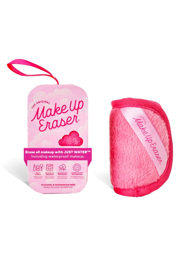 The Original MakeUp Eraser Mini PRO, Erase All Makeup With Just Water, Including Waterproof Mascara, Eyeliner, Foundation, Lipstick, Sunscreen and More! Original Pink, 1ct.