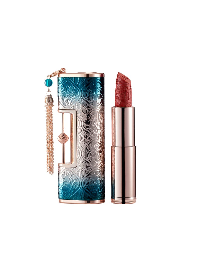 FLORASIS Blooming Rouge Love Lock Lipstick Long-Lasting Sculpting Lipstick Misty Matte Finish Lightweight Nourishing for Everyday Use (M520 I Love You)