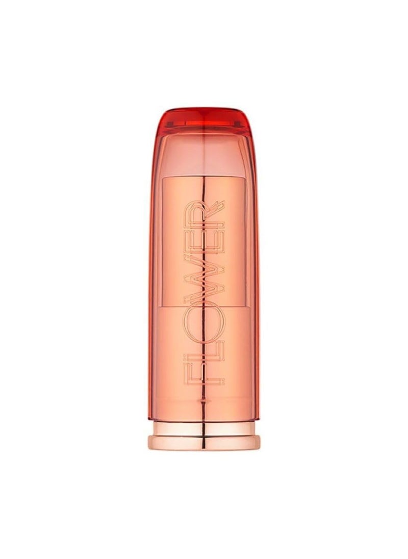 FLOWER BEAUTY By Drew Barrymore Perfect Pout Moisturizing Lipstick - Soothes Lips + Hydrates - Creamy Lip Tint + Natural Looking Shine + Buildable Color - Cruelty-Free + Vegan (Blossom)