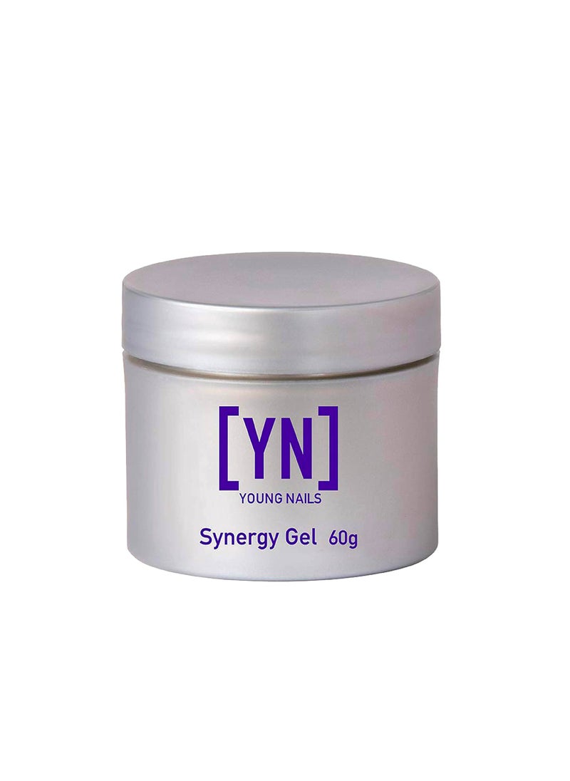 Young Nails Synergy Gel System, Clear Gloss Finishing Gel - Builder Gel Top Coat, Superior Adhesion & Strength, Hard Gel Top Coat - Gloss Top Coat, 60g