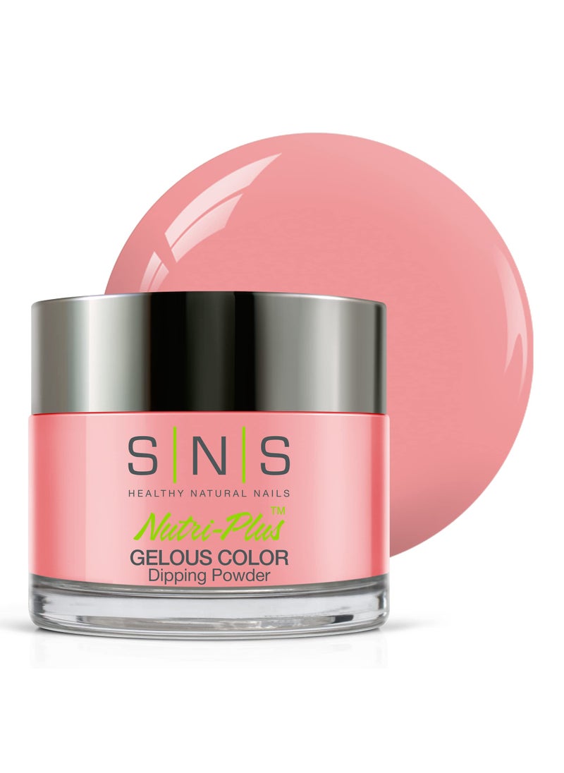 SNS Nail Dip Powder, Gelous Color Dipping Powder - My Pet Cockatoo (Pink/Rose, Cream) - Long-Lasting Dip Nail Color Lasts up to 14 days - Low-Odor & No UV Lamp Required - 1 Oz