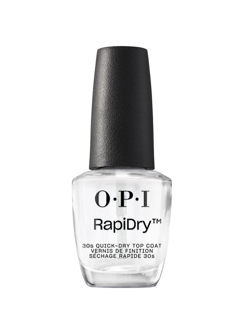OPI RapiDry Nail Polish Top Coat | Quick Drying Top Coat | Quick Dry, High Shine & Glossy, Protects Nails