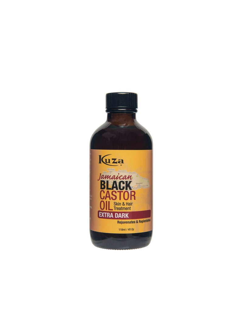 Kuza Jamaican Black Castor Oil Skin & Hair Treatment - Extra Dark, 4 fl oz
