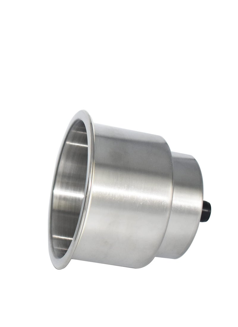 Stainless Steel Cup Drink Holder,  Insert with Drain for Marine Boat RV Camper Stainless Steel Cup Drink Holder with Drain Marine Boat Rv Camper (2PCS)