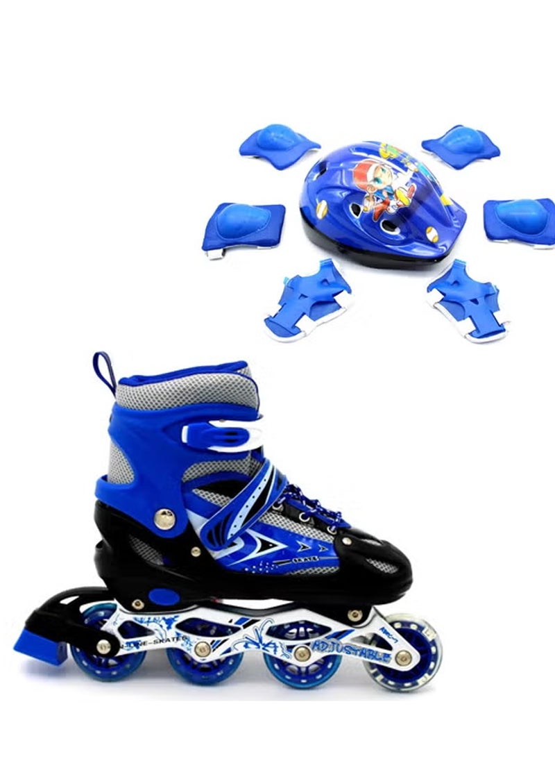 Unisex Kids Roller Skate Shoes Removable Become Sport Trainer for Boys Girls Double Wheels Shoes