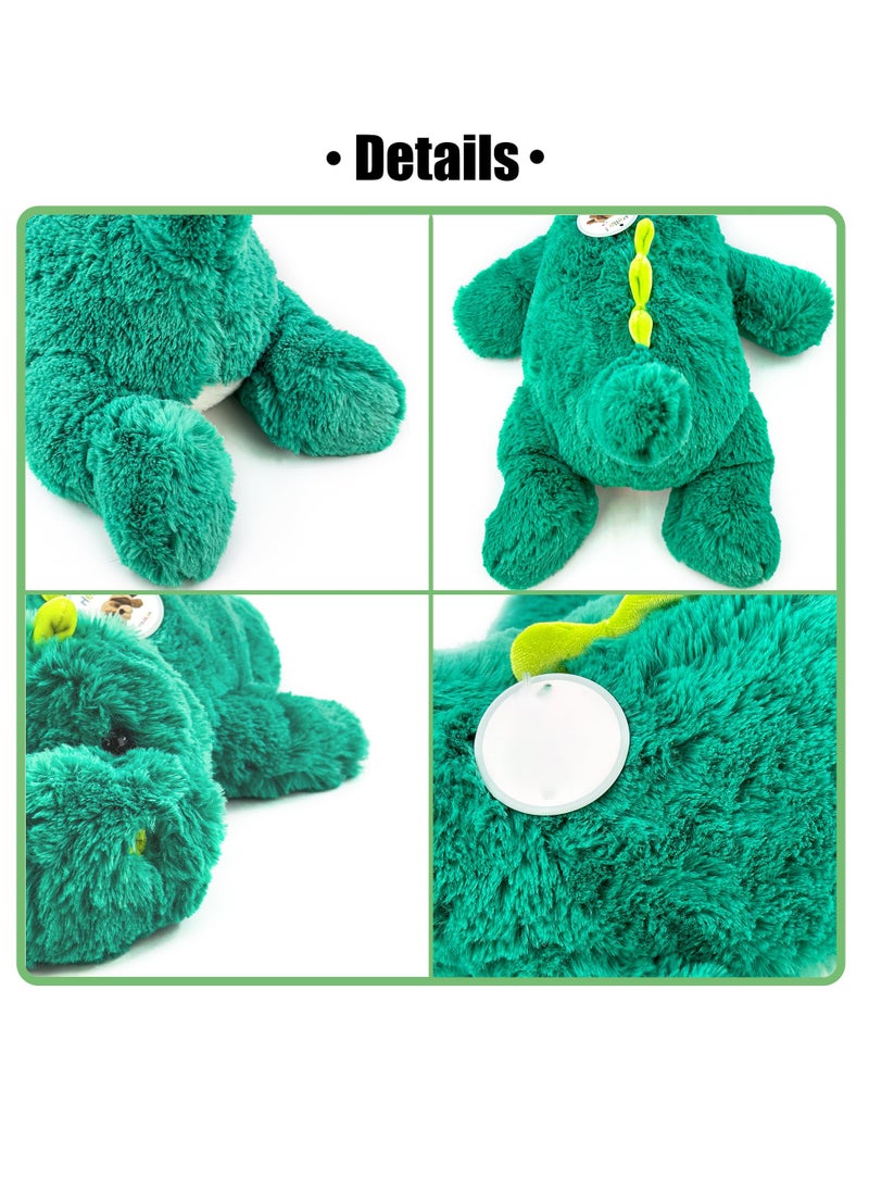 Green Dinosaur Weighted Stuffed Animals,Sensory Comfort Plush Throw Pillow Toy,Plushies Hugging Toy Gifts for Kids u0026 Adults (Dinosaur, 16 inch 2 Pounds)