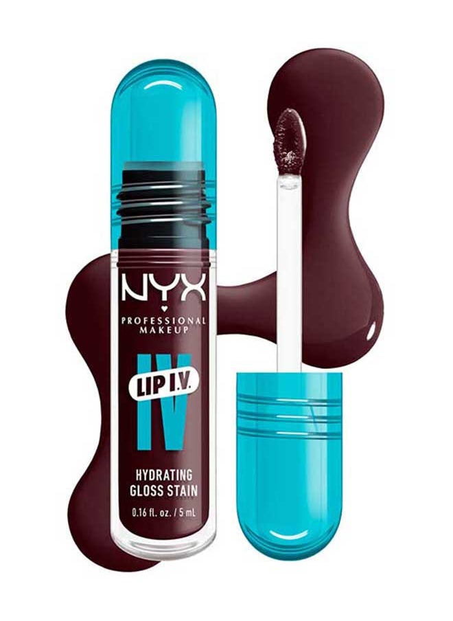 Lip Iv Hydrating Gloss Stain Lip Gloss + Serum Up To 12Hr Hydration High Pigment Wet Shine Finish Mauve N' Moist!