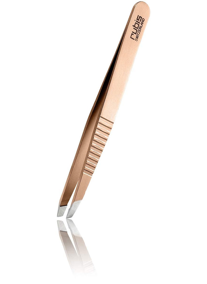 Rubis Tweezers Classic Progrip Red Gold - 1K103PGRG,Rubis Switzerland Swiss Made World Renowned Precision