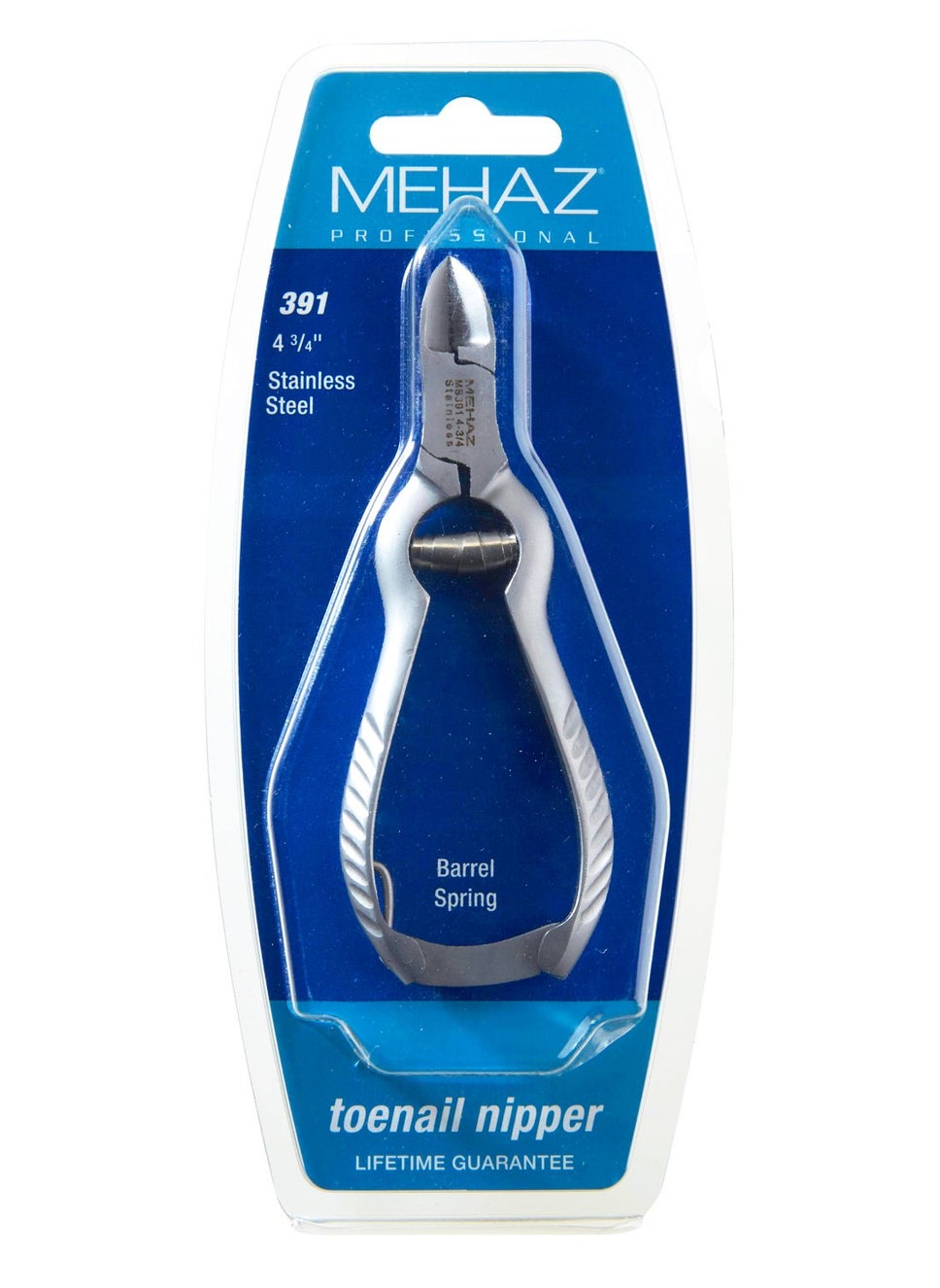 Mehaz Professional 391 Toenail Nipper, Stainless Steel 4 3/4 Inch