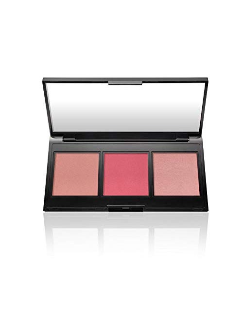 LAURA GELLER NEW YORK Multitasking Eye Lip Cheek Palette Cream to Powder Trio, Pink
