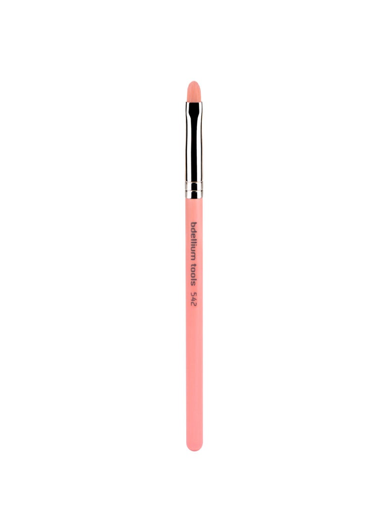 Bdellium Tools Professional Makeup Brush - Pink Bambu Series 542 Bold Lip - With Soft Synthetic Fibers, For Lip Application (Pink, 1pc)