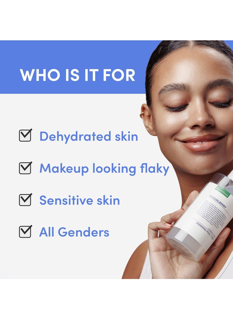 Swimming Pool Toner - Gentle Exfoliating Toner with Natural Enzyme | Boosted Hydration with Hyaluronic Acid | Daily Toner for Sensitive Skin | Korean Skincare, 10.14 Fl. Oz / 300ml
