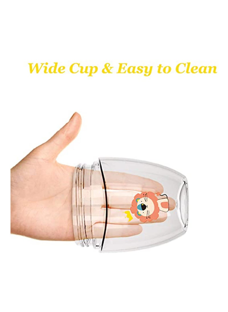Sippy Cup for Baby Kids Water Bottle 240ml Toddler Cup with Straw and Handle Anti-drop Anti-leakage Anti-choking for Boys Girls Child Baby Drinking Cup BPA Free School Sports Indoor Outdoor