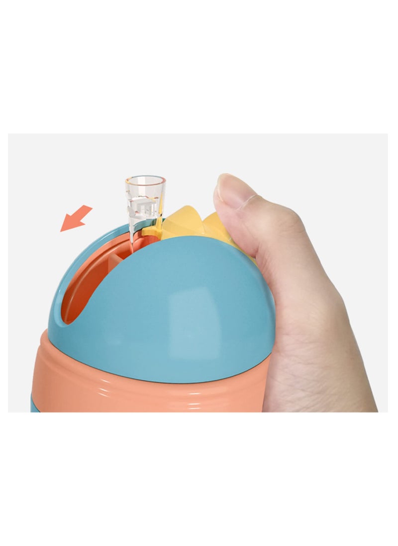 Sippy Cup for Baby Kids Water Bottle 240ml Toddler Cup with Straw and Handle Anti-drop Anti-leakage Anti-choking for Boys Girls Child Baby Drinking Cup BPA Free School Sports Indoor Outdoor