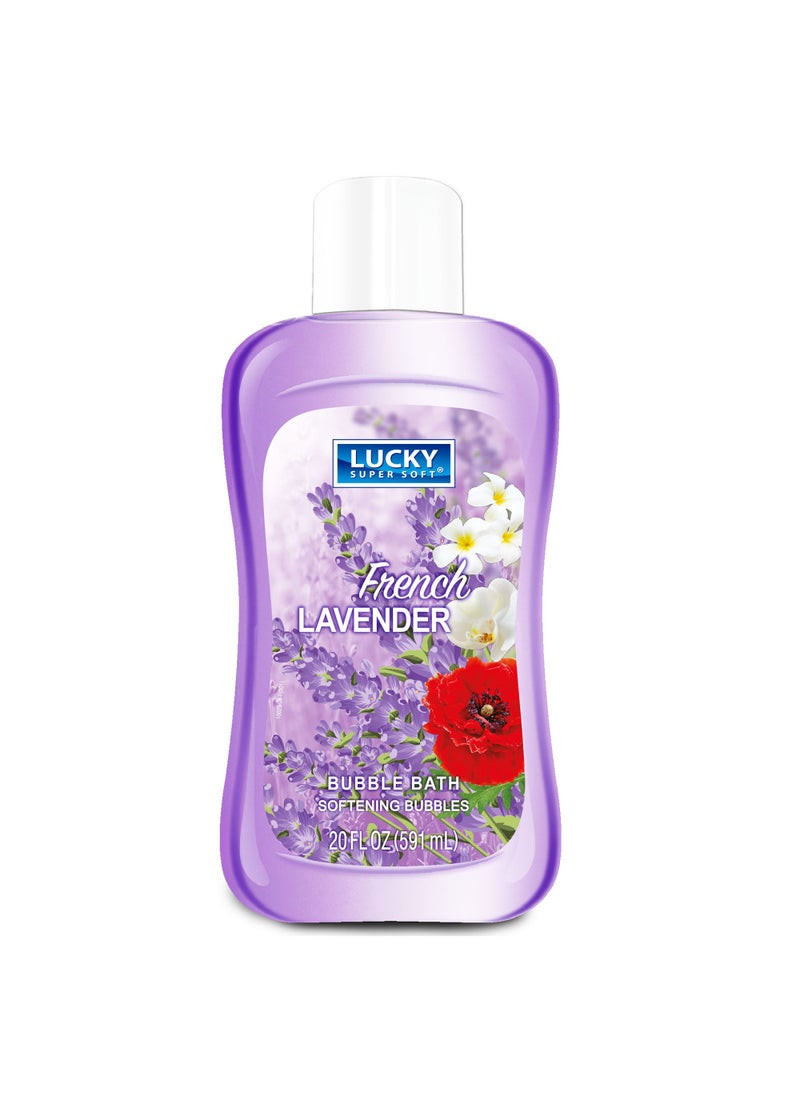 Lucky Super Soft Bubble Bath, Lavender, 20 Ounce