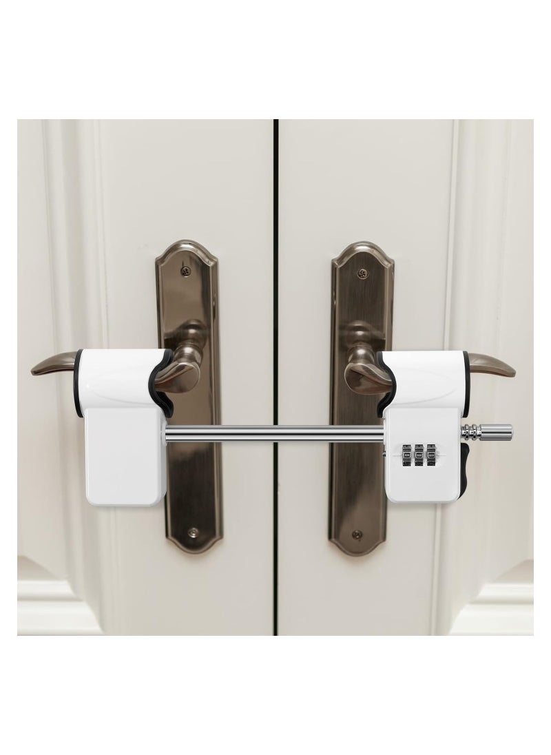 Patio Door Security Lock for French Doors, Double Door Conservatory Security Lock French Double Door Safety Lock Robust French Door Patio Lock for French Double Doors Conservatory Doors