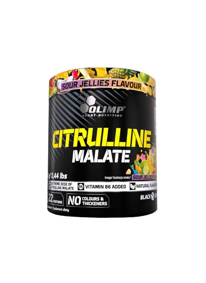 Olimp Citrulline Malate 200g Sour Jellies Flavor 22 Servings