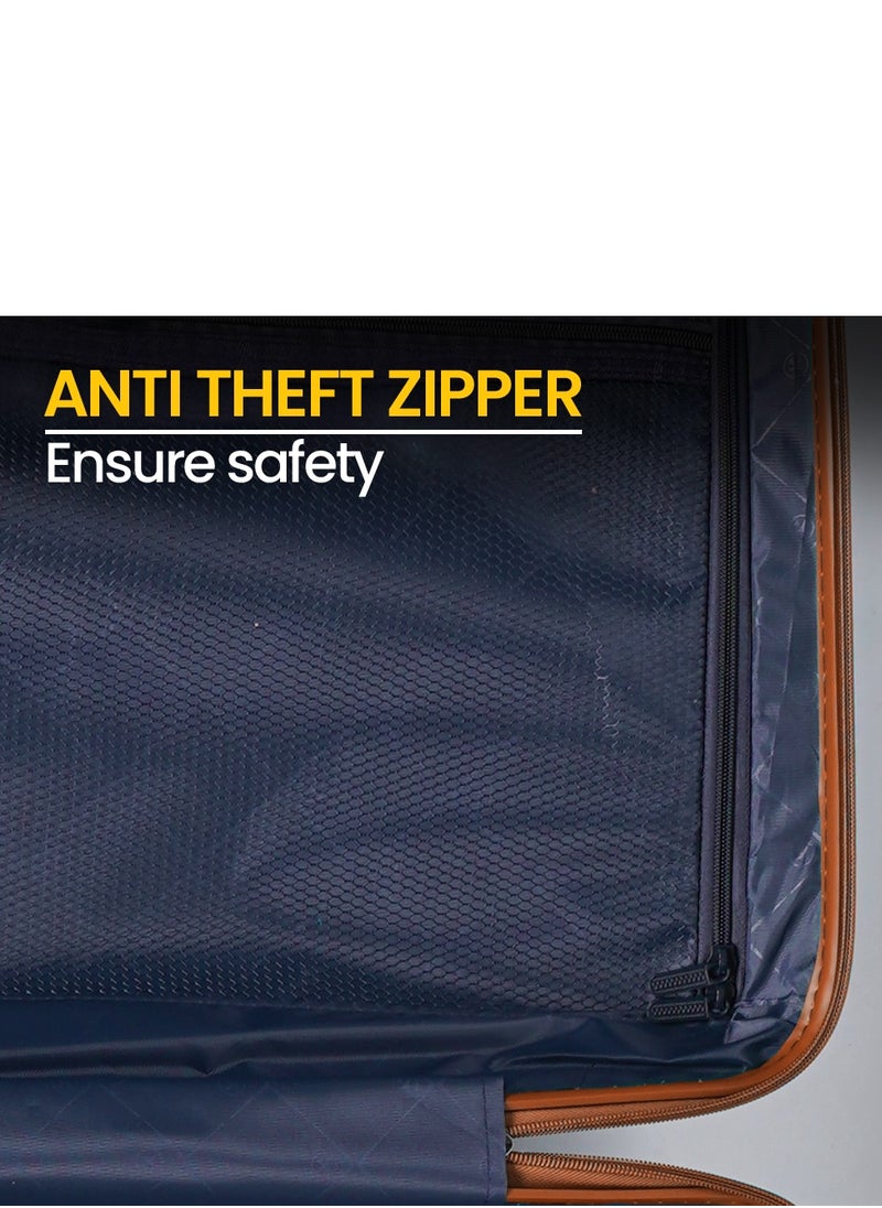 PP169 Durable Luggage Sets - Suitcase Travel Bag and Lightweight Luggage Bag Unbreakable Luggage and Travel Gear with Spinner Wheels