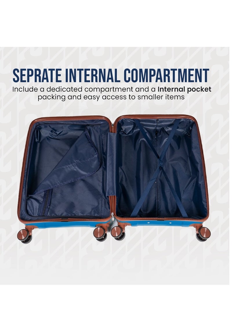 PP169 Durable Luggage Sets - Suitcase Travel Bag and Lightweight Luggage Bag Unbreakable Luggage and Travel Gear with Spinner Wheels